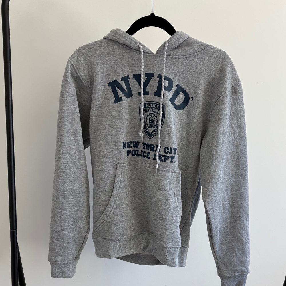 Vintage Gray NYPD Hoodie